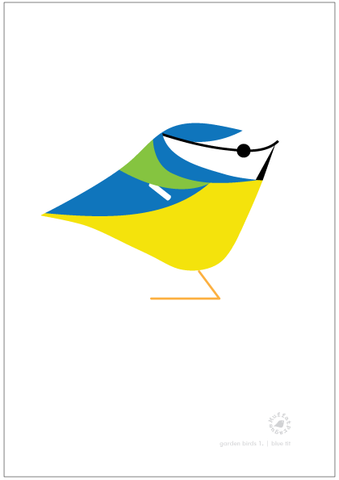 Blue Tit. Garden Birds | series 1.