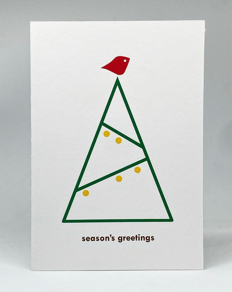 Christmas Tree with MuffatPrague Oiesau leg garland and Oiseau topper