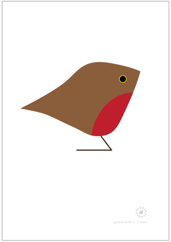 Robin. Garden Birds | series 1.